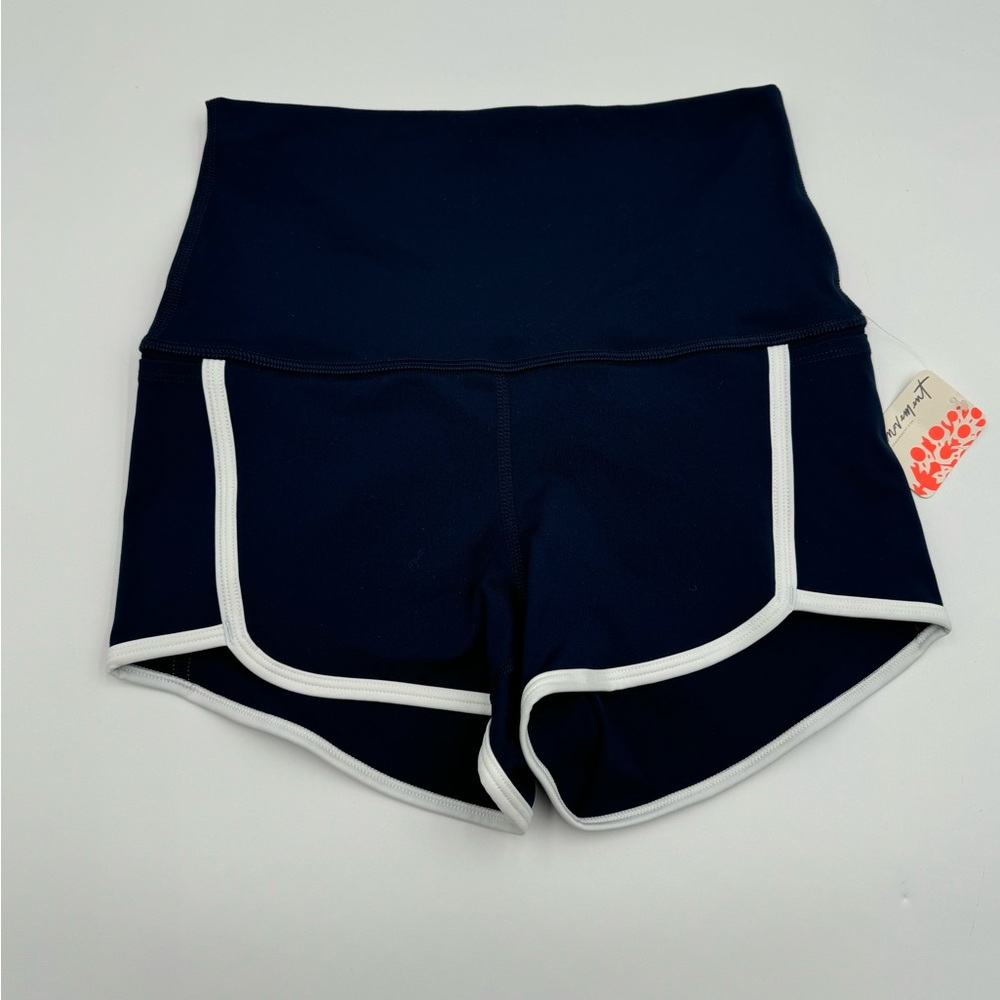 NWT FP Movement Free People Island Time Active Navy Bike Short